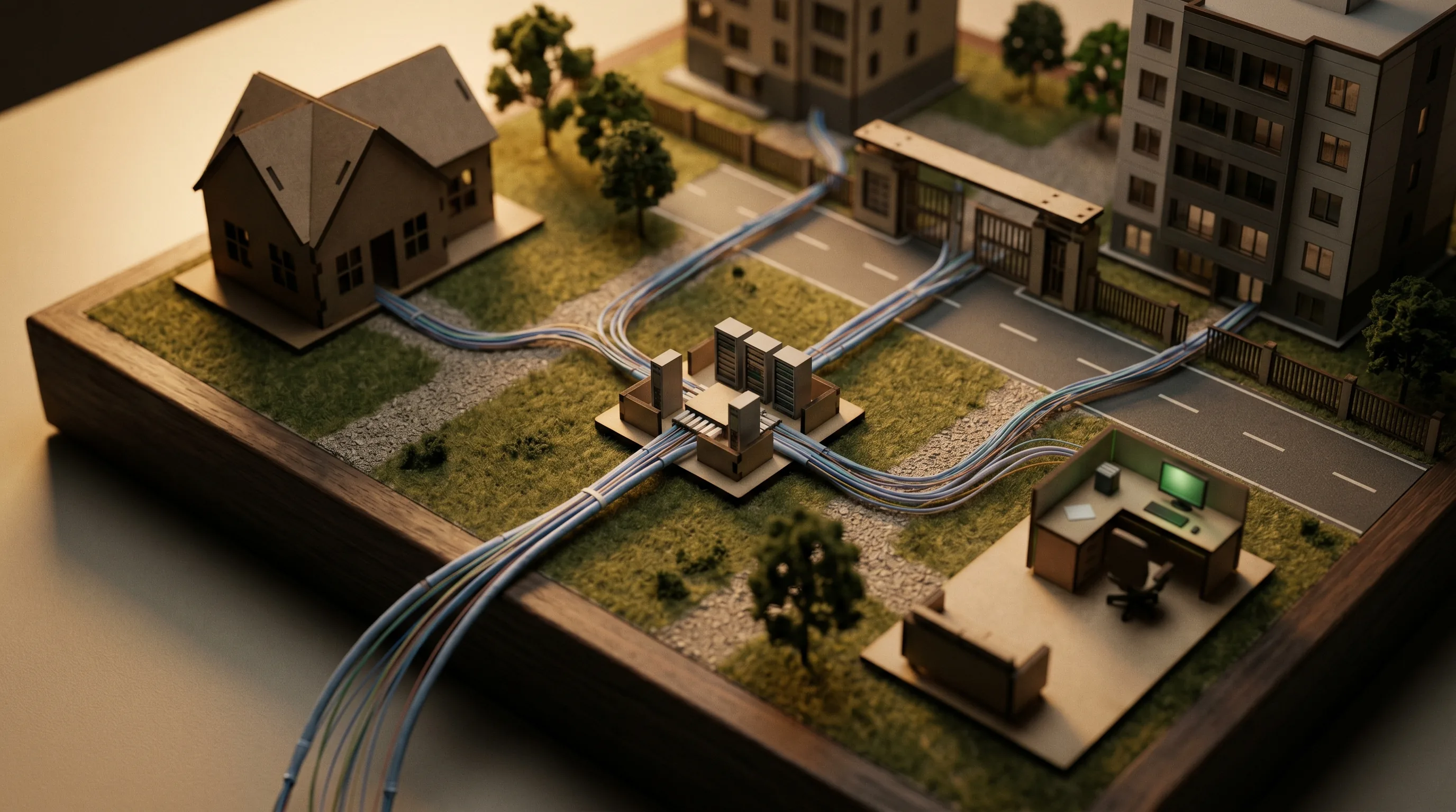 Difference Between FTTP, FTTH, FTTB & FTTD
